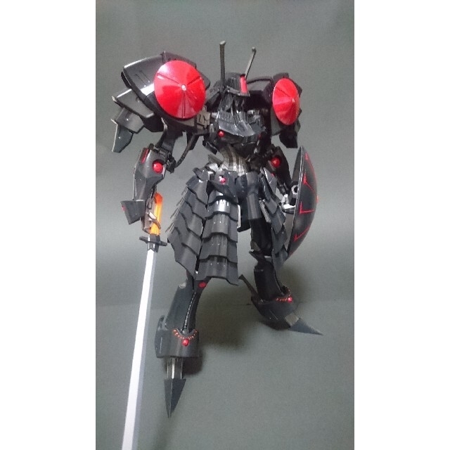 ボークス IMS 1/100 バッシュ ザ ブラックナイト 塗装済完成品 エンタメ/ホビーのおもちゃ/ぬいぐるみ(模型/プラモデル)の商品写真