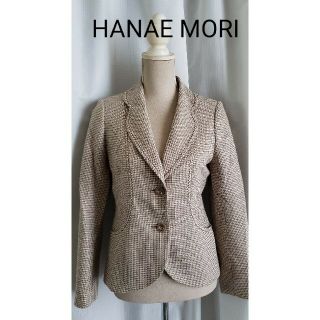 ハナエモリ(HANAE MORI)の《専用ペー》大変美品　HANAE MORI  上品なテーラードジャケット　ウール(テーラードジャケット)