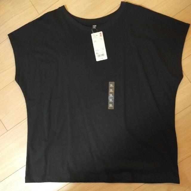 ユニクロ　スムースコットン　フレンチスリーブT レディースのトップス(Tシャツ(半袖/袖なし))の商品写真