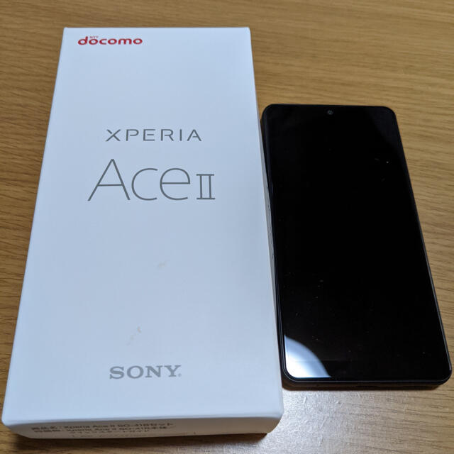 Xperia(エクスペリア)のXperia Ace Ⅱ Black 美品　スマホ　 スマホ/家電/カメラのスマートフォン/携帯電話(スマートフォン本体)の商品写真