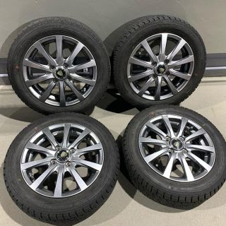 グッドイヤー(Goodyear)のスタッドレスホイール4本セット 155/65R14(タイヤ・ホイールセット)