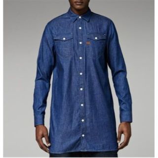 ディーゼル(DIESEL)の新品 G-STAR raw ジースターロウ デニムロングシャツ S シャンブレー(シャツ)