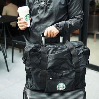 スターバックスコーヒー(Starbucks Coffee)のStarbucks Travel FoldableBag スタバ トラベルバッグ(トラベルバッグ/スーツケース)