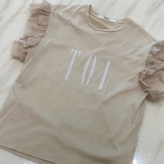 ファーファー(fur fur)のfurfur 肩フリル　Tシャツ(Tシャツ(半袖/袖なし))