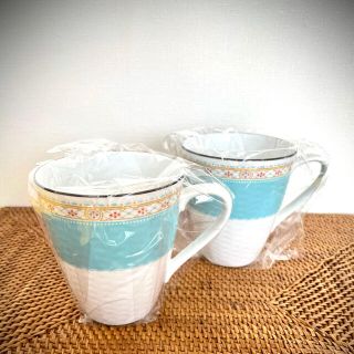 ノリタケ(Noritake)のノリタケ　ハミングブルー　マグカップペア(食器)