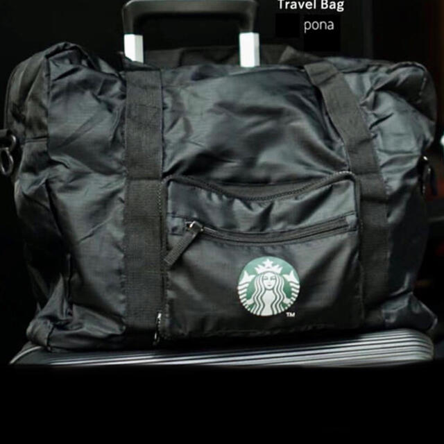 Starbucks Coffee(スターバックスコーヒー)のStarbucks Travel FoldableBag スタバ トラベルバッグ メンズのバッグ(トラベルバッグ/スーツケース)の商品写真