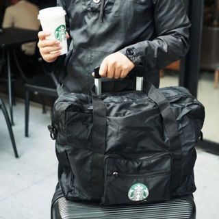 スターバックスコーヒー(Starbucks Coffee)のStarbucks Travel FoldableBag スタバ トラベルバッグ(トラベルバッグ/スーツケース)