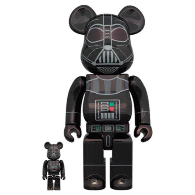 MEDICOM TOY(メディコムトイ)のBE@RBRICK DARTH VADER100％ & 400％  エンタメ/ホビーのフィギュア(その他)の商品写真