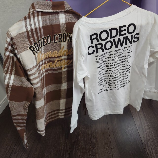 RODEO CROWNS WIDE BOWL(ロデオクラウンズワイドボウル)のロデオクラウンズ　キッズ　L キッズ/ベビー/マタニティのキッズ服男の子用(90cm~)(Tシャツ/カットソー)の商品写真