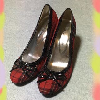 新品✨チェックパンプス(ハイヒール/パンプス)