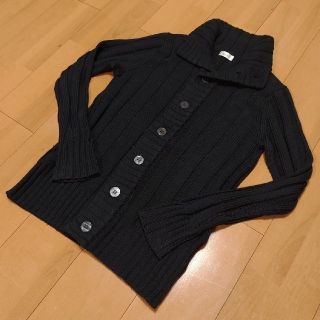 ルスーク(Le souk)の【中古】ニット カーディガン 黒 Souk スーク(ニット/セーター)