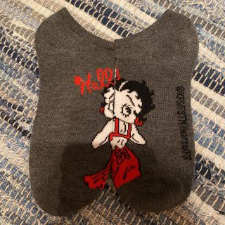 サンリオ(サンリオ)のYUU様専用(♥Ü♥)  スニーカーソックス  Betty Boop  グレー(ソックス)