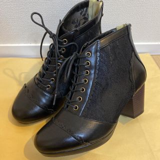 アクシーズファム(axes femme)のアクシーズファム レース ショートブーツ(ブーツ)