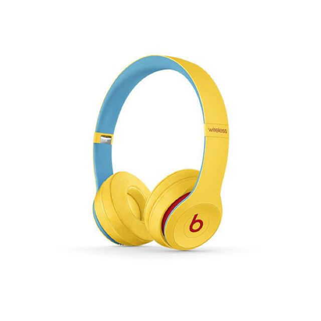 Beats by Dr Dre(ビーツバイドクタードレ)の【✨新品✨】ワイヤレスヘッドホン solo3 wireless イエロー スマホ/家電/カメラのオーディオ機器(ヘッドフォン/イヤフォン)の商品写真