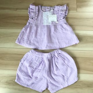 ベベ(BeBe)のBeBe セットアップ　90(Tシャツ/カットソー)