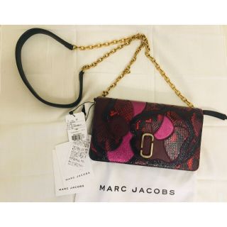 マークジェイコブス(MARC JACOBS)の未使用タグ付き♡♡マークジェイコブスレザーチェーンショルダーウォレット バッグ♡(ショルダーバッグ)