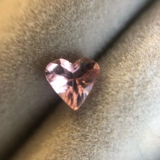 ピンクトルマリン ハート ルース 0.37ct(各種パーツ)