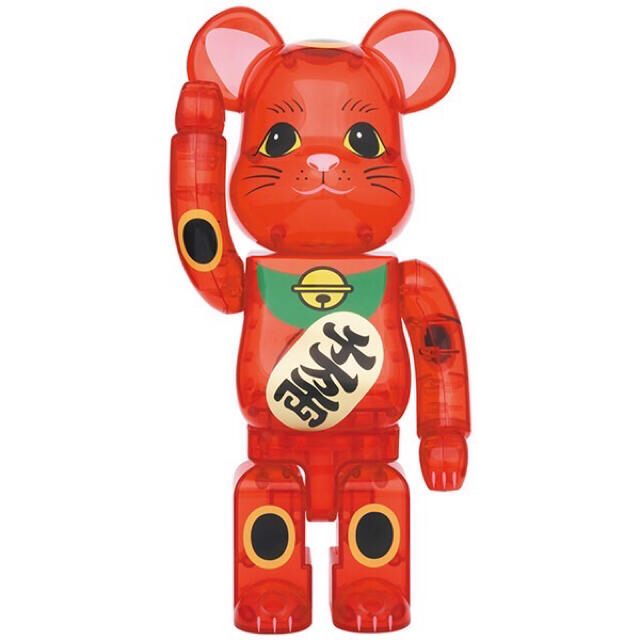 MEDICOM TOY - BE@RBRICK 招き猫 梅透明 400％ ベアブリックの通販 by 評価はフォロー・フォロワー見てください's