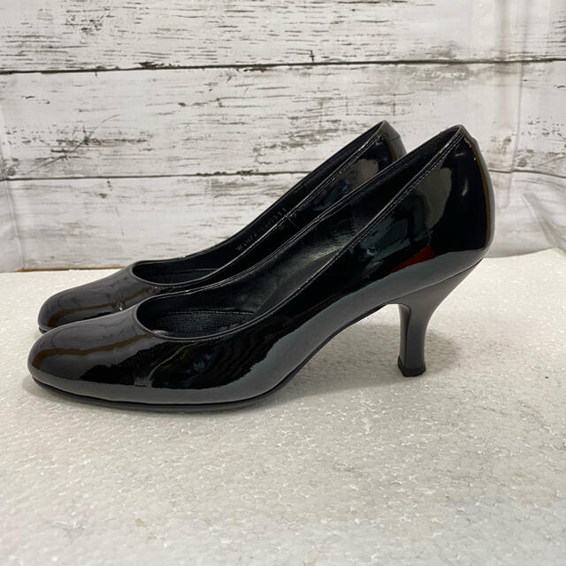 Wacoal Wacoalサクセスウォーク エナメルパンプス 黒 中古美品