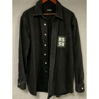 ラフシモンズ(RAF SIMONS)のRAFSIMONS オーバーサイズBLACKデニムシャツ(シャツ)