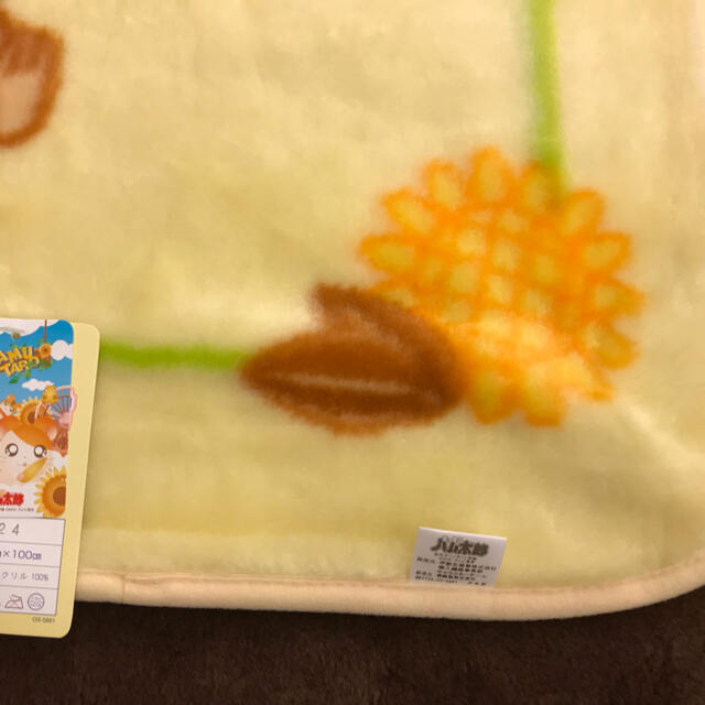 『とっとこ ハム太郎』　アクリル　ひざ掛け毛布(70cm×100cm)  日本製 キッズ/ベビー/マタニティの寝具/家具(毛布)の商品写真