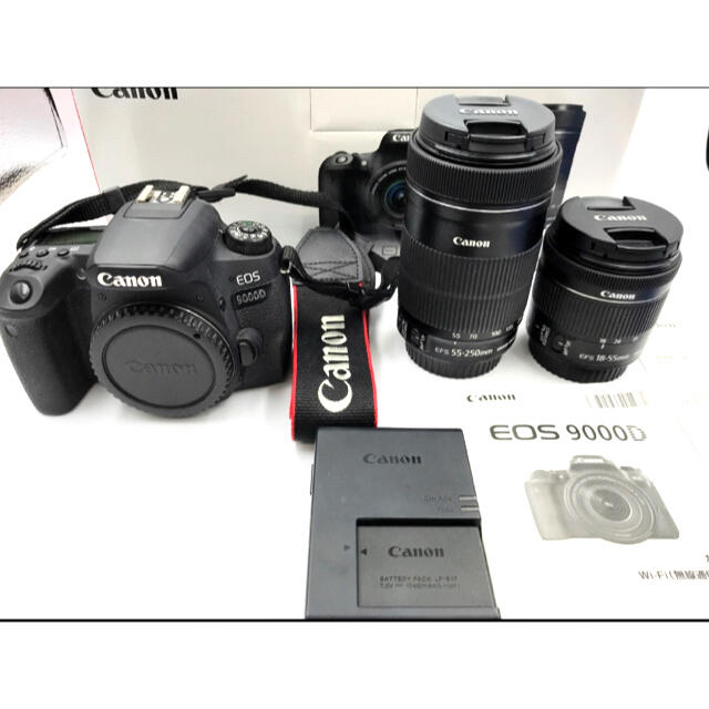 限定値下❗️3年保証美品❗️Canon EOS 9000D ダブルズームキット ...