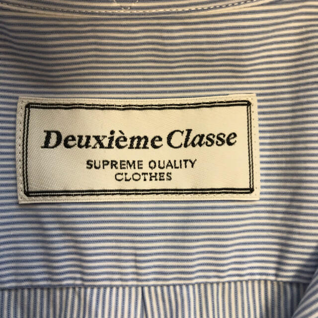 DEUXIEME CLASSE(ドゥーズィエムクラス)の【専用】Deuxieme Classe  ストライプシャツ レディースのトップス(シャツ/ブラウス(長袖/七分))の商品写真