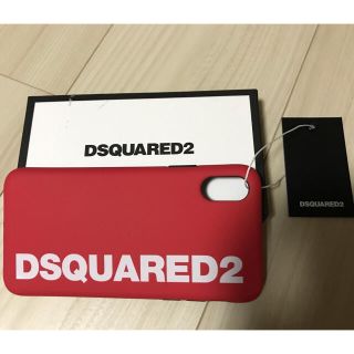 ディースクエアード(DSQUARED2)の(新品未使用)DSQUARED2 iPhoneケース レッド(iPhoneケース)