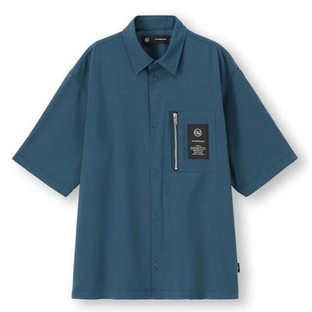 UNDERCOVER(アンダーカバー)のGU x UNDERCOVER ジップポケットシャツ[五分袖] メンズのトップス(シャツ)の商品写真