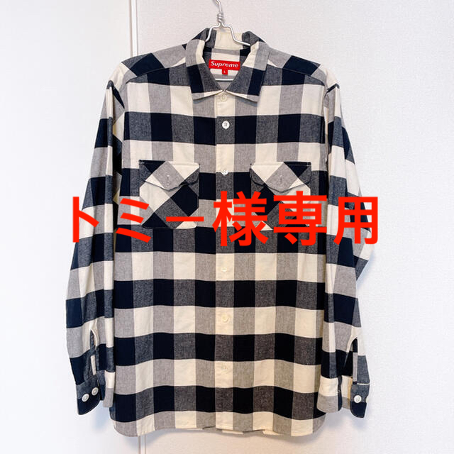 Supreme(シュプリーム)のsupreme heavy weight flannel shirt Lサイズ メンズのトップス(シャツ)の商品写真