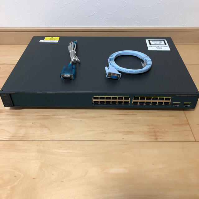 【CCNA、CCNP】1台Cisco  Catalyst  L3スイッチ3560