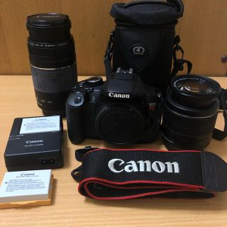 キヤノン(Canon)の【Canon】EOS Kiss X6i /REBEL T4i Wズームキット(デジタル一眼)