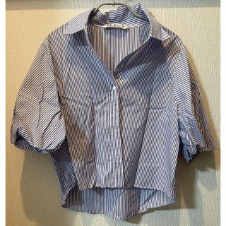 ザラ(ZARA)のZARA 袖ぽわんシャツ(シャツ/ブラウス(半袖/袖なし))