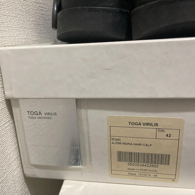 TOGA(トーガ)のTOGA VIRILIS モヘアメタルサンダル メンズの靴/シューズ(サンダル)の商品写真