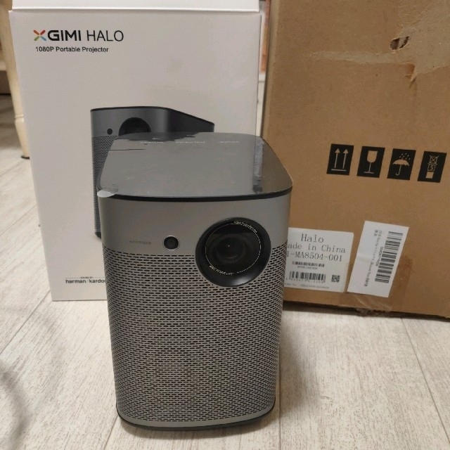 XGIMI HALO 1080P Portable Projector  スマホ/家電/カメラのテレビ/映像機器(プロジェクター)の商品写真