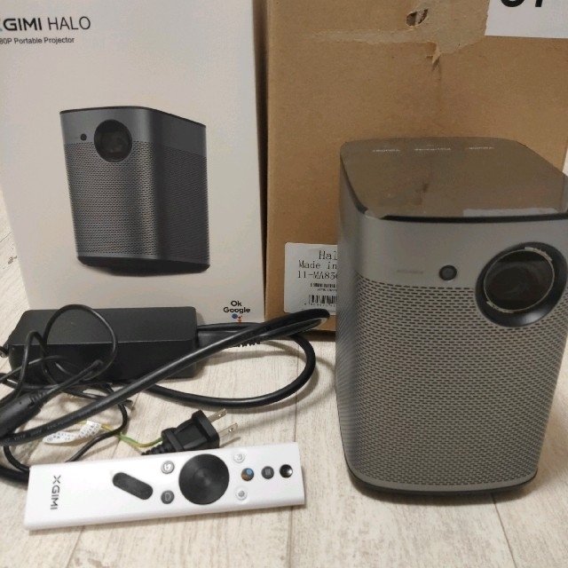 XGIMI HALO 1080P Portable Projector  スマホ/家電/カメラのテレビ/映像機器(プロジェクター)の商品写真