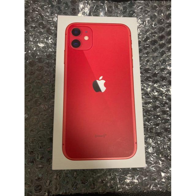 スマホ/家電/カメラ未使用品 iPhone 11 (PRODUCT)RED 128GB SIMフリー