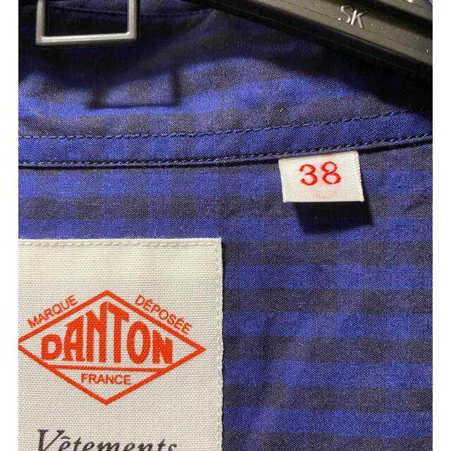 DANTON(ダントン)のダントン メンズ ラウンドカラー プルオーバーシャツ メンズのトップス(シャツ)の商品写真