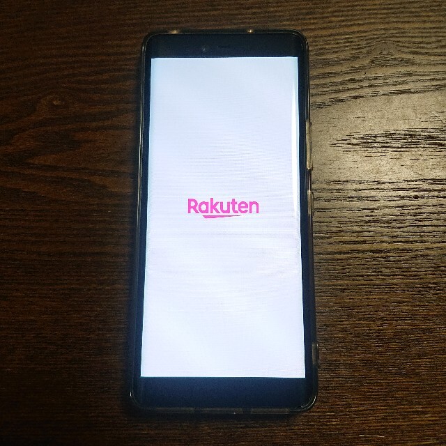 Rakuten(ラクテン)の中古 送料無料 楽天ハンド ブラック rakuten hand 本体のみ スマホ/家電/カメラのスマートフォン/携帯電話(スマートフォン本体)の商品写真