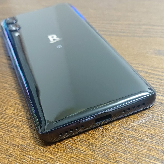 Rakuten(ラクテン)の中古 送料無料 楽天ハンド ブラック rakuten hand 本体のみ スマホ/家電/カメラのスマートフォン/携帯電話(スマートフォン本体)の商品写真