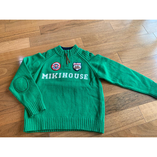 mikihouse(ミキハウス)の美品◎ミキハウス 男の子 セーター 110 冬物 ニット キッズ/ベビー/マタニティのキッズ服男の子用(90cm~)(ニット)の商品写真