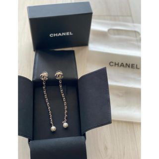 シャネル(CHANEL)の【美品】♡CHANEL♡ ココマークチェーンピアス(ピアス)