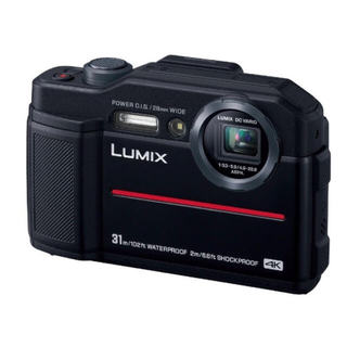 パナソニック(Panasonic)のPanasonic LUMIX DC-FT7-K 新品未使用＋SDカードセット(コンパクトデジタルカメラ)