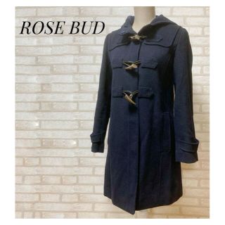 ローズバッド(ROSE BUD)の【美品】ROSE BUD ローズバッド ダッフルコート レディース M ネイビー(ダッフルコート)