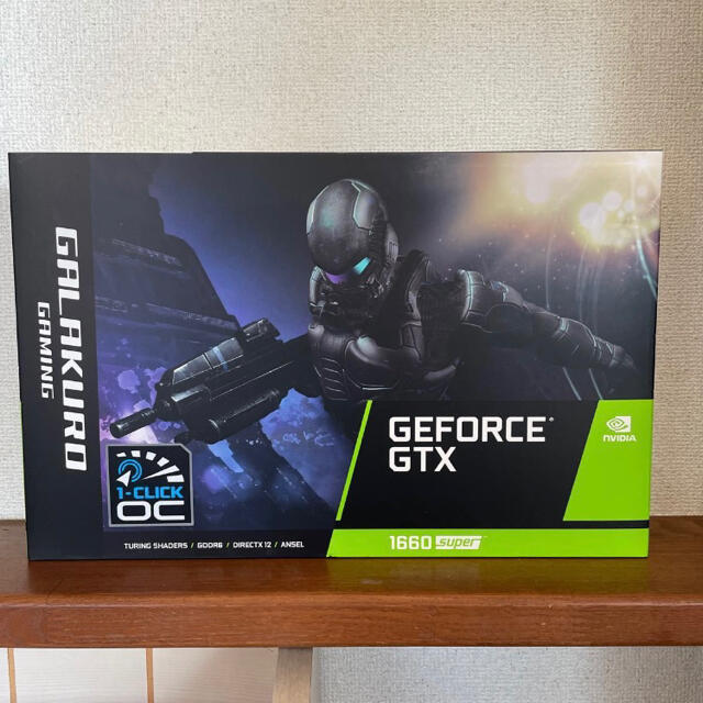 玄人志向 GALAKURO GeForce GTX1660 SuperPCパーツ