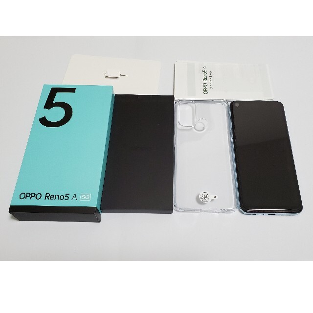 Y!mobile版SIMフリーOPPO Reno5 A アイスブルー