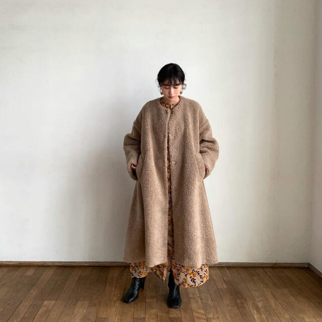 レディース clane flare fur coat 購入OK lecent.jp