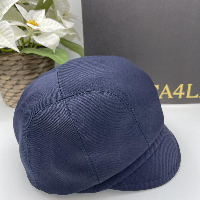 CA4LA(カシラ)の【試着のみ】CA4LA BALL CAS キャスケット ネイビー レディースの帽子(キャスケット)の商品写真