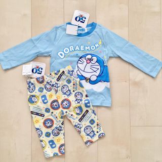 ドラエモン(ドラえもん)の新品 ドラえもん 上下セット セットアップ 100(Tシャツ/カットソー)