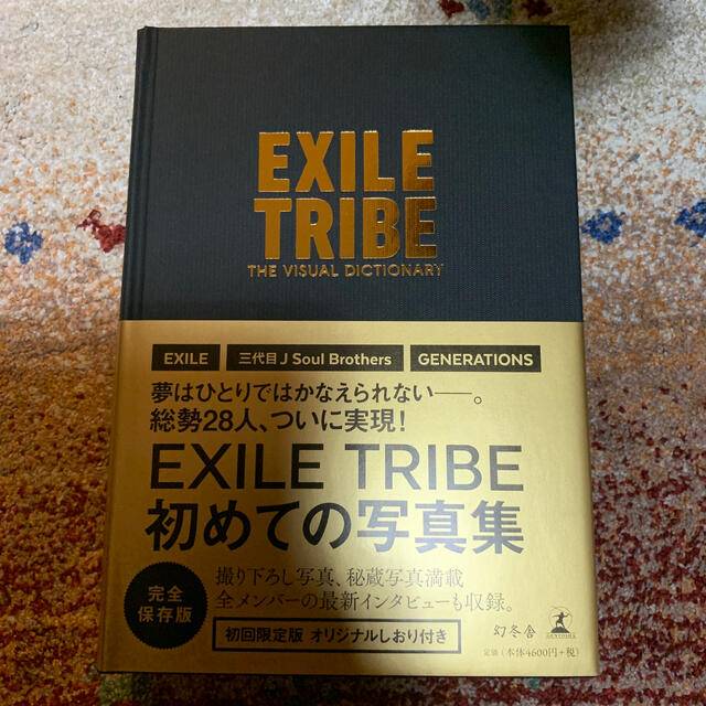 EXILE TRIBE(エグザイル トライブ)のＥＸＩＬＥ　ＴＲＩＢＥ　ＴＨＥ　ＶＩＳＵＡＬ　ＤＩＣＴＩＯＮＡＲＹ 初回限定版 エンタメ/ホビーの本(アート/エンタメ)の商品写真